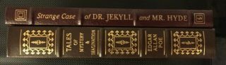 Easton Press Tales Of Mystery And Imagination Dr Jekyll Mr Hyde Poe Leather