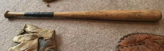 Ed Mathews Baseball Bat 125 Hillerich & Bradsby 35” Vintage Antique
