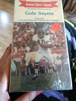 Gale Sayers Greatest Sports Legends (vhs)