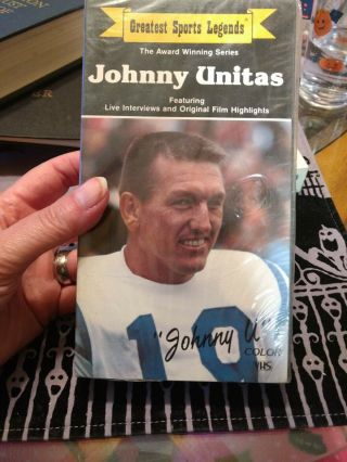 Johnny Unitas Greatest Sports Legends (vhs)