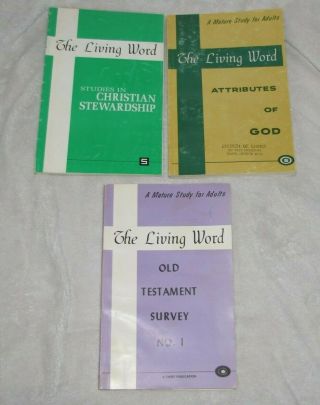 The Living Word Studies In Christian Stewardship Old Testament Survey No 1 Books