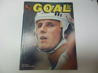 Nhl Goal Sabrestyle Buffalo Sabres Program Vs Islanders 1984 3/25