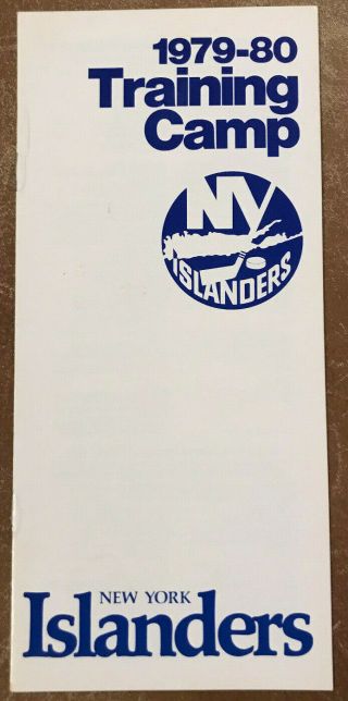 York Islanders Hockey Training Camp Guide 1979/80