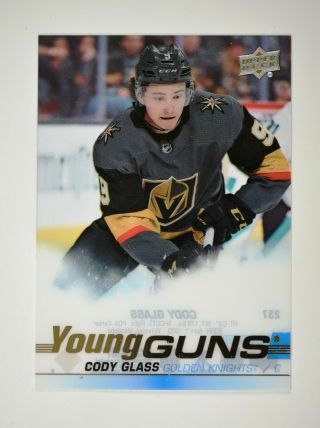 2019 - 20 Ud Series 1 Young Guns Clear Cut 237 Cody Glass