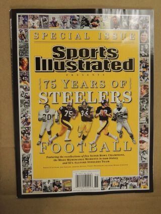Pittsburgh Steelers Sports Illustrated 75 Years Of Steelers Football