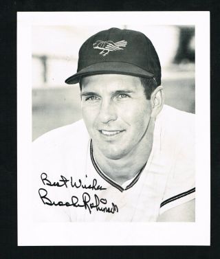 1965 – 1966 Brooks Robinson Baltimore Orioles Baseball Team Issue Photo