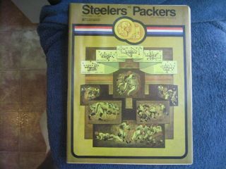 11/2/69 Pittsburgh Steelers Vs Green Bay Packers Bart Starr,  Joe Greene Rookie