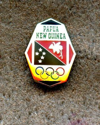 Noc Papua Guinea 1996 Atlanta Olympic Games Pin Enamel