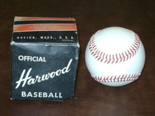 Vintage Official Harwood Baseball Little League Tuffhide Cover No Lla