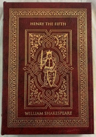 Deluxe Easton Press Leather William Shakespeare Henry The Fifth