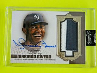 2019 Topps Dynasty Mariano Rivera Autograph Game Patch Card 1/10