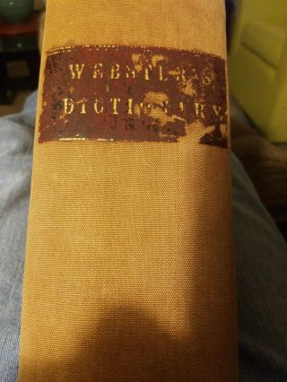 American Dictionary Of The English Language By Noah Webster 1872