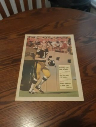 December 9,  1972 - The Sporting News - Terry Bradshaw Of The Pittsburgh Steelers