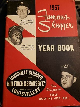 Louisville Slugger 1957 Famous Slugger Year Book