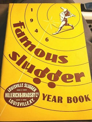 Louisville Slugger 1946 Famous Slugger Year Book