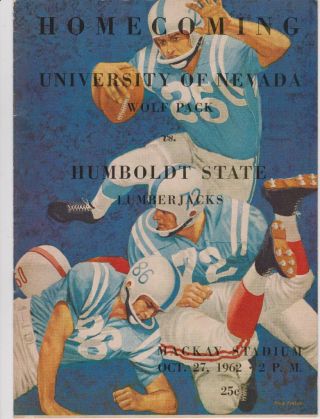 Oct.  27,  1962 University Of Nevada Vs.  Humboldt State Football Program