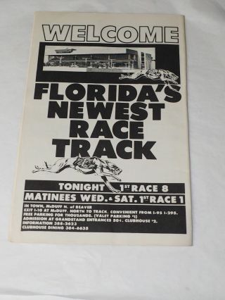 Jacksonville Kennel Club Florida Greyhound Racing Official Program Jan.  27,  1979 2