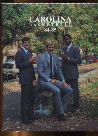 College Basketball Yearbook Media Guide Acc North Carolina 1984 1985 Dean Smith