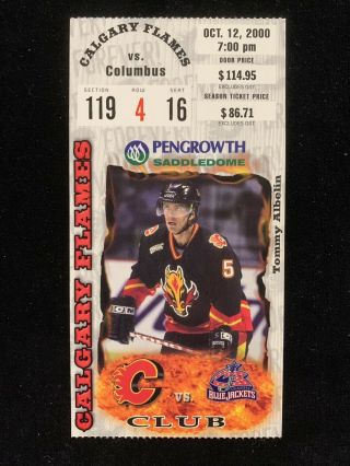 Columbus Blue Jackets 1st Nhl Victory In Franchise History 2000 @ Calgary Flames