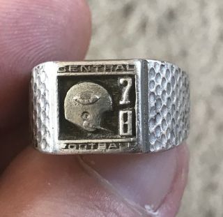 1978 Georgia Central Football State Champions Championship Ring
