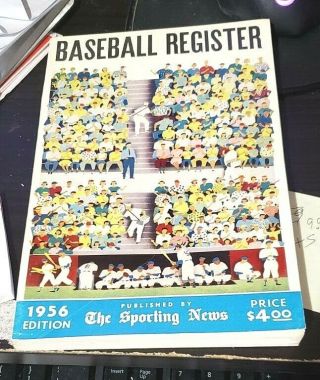 1956 Baseball Register The Game 