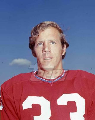 1971 Topps Football Color Negative.  Bill Rademacher Patriots