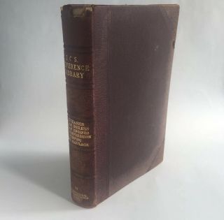 1905 I.  C.  S.  Reference Library Mechanics Steam Engines Boilers Leather 24 Hc Book