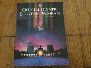 Official Olympic Souvenir Program Games Of The Xxiii Olympiad Los Angeles 1984