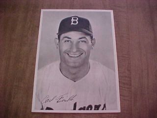 1949 Carl Furillo Brooklyn Dodgers Team Issued Photo Pack Picture