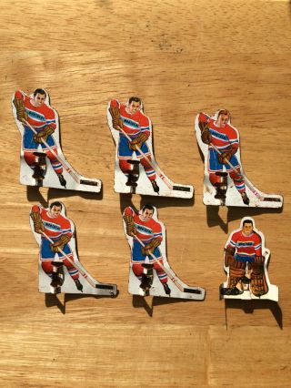 Munro 1968 Table Top Hockey Players Montreal Canadiens Team Set