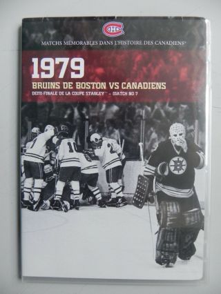 Boston Bruins Vs Canadiens 1979 Hockey Dvd (guy Lafleur,  Ken Dryden)