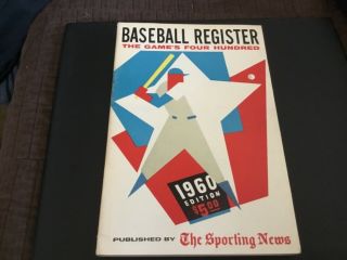 1960 The Baseball Register Sporting News Publication