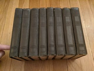Beacon Lights Of History By John Lord - Complete Set Volume 1 - 8 Published 1921