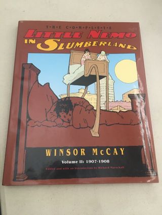 Winsor Mccay Little Nemo In Slumberland Volume Ii 1907 - 1908 Hc 1989 Comic Strip