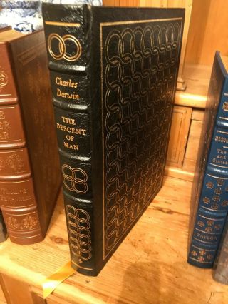 EASTON PRESS THE DESCENT OF MAN COLLECTOR ' S EDITION CHARLES DARWIN Leather 2