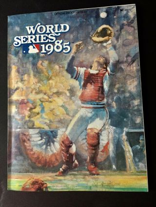 1985 World Series Program,  Kansas City Royals Vs.  St Louis Cardinals