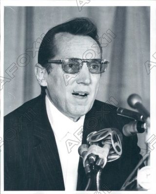 1979 Oakland Raiders Hall Of Fame Football Owner Al Davis Press Photo