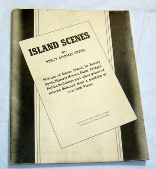 1937 Island Scenes Book • Staten Island,  York • Historic Homes • Buildings,