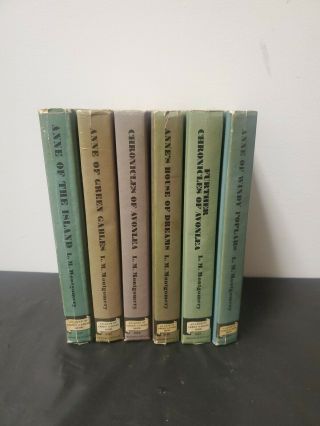Anne Of Green Gables Vintage Early Printing Collectors Books Set Of 6