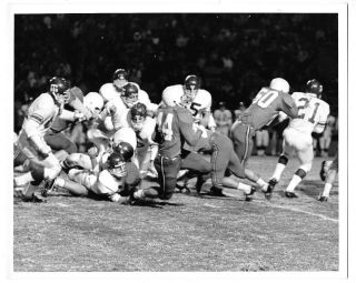 Vintage Press Photo Of The Texas A&m Defense In Action During Football Game