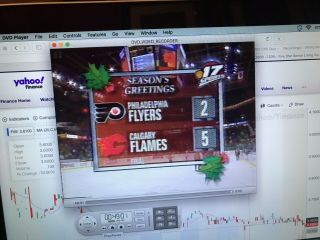 Philadelphia Flyers Vs Calgery Flames Dvd 12 - 27 - 1997