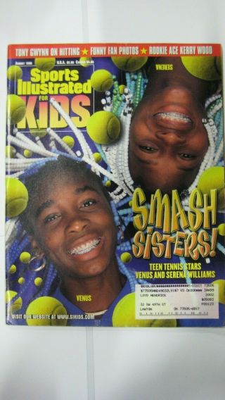August 1998 Venus And Serena Williams Tennis Sports Illustrated For Kids