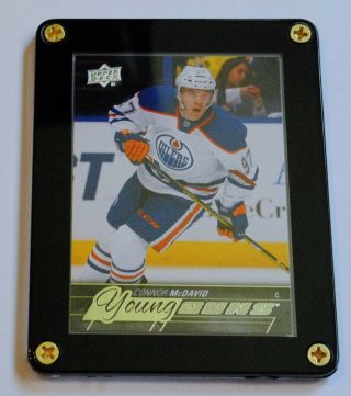 Connor Mcdavid Young Guns Rookie Card Ud 2015 - 16 Fresh From A Pack