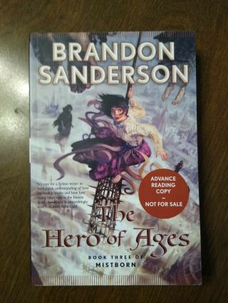 Mistborn 3: The Hero Of Ages By Brandon Sanderson (2008,  Pb,  Arc)
