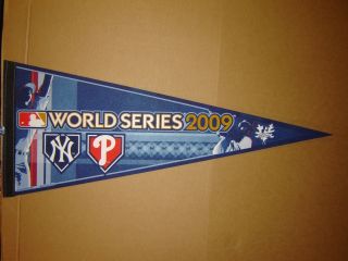 2009 World Series York Yankees Vs Philadelphia Phillies Baseball Mlb Pennant