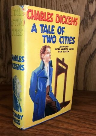 C.  1935 English Photoplay Tales Of Two Cities Dickens Mgm Ronald Colman