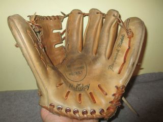 Vintage Holiday Youth 60 - 002 Professional Model Baseball Glove Mitt Leather