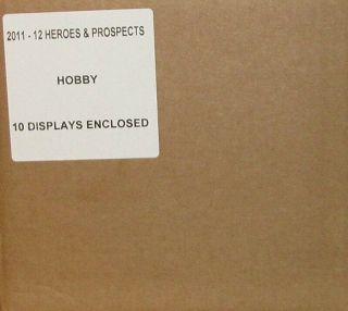 2011 - 12 In The Game Heroes And Prospects Hockey Hobby 10 - Box Case