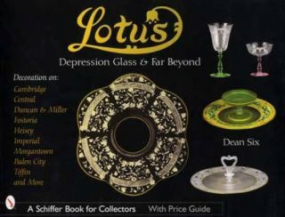 Lotus Depression Glass Made For Imperial Cambridge Fostoria Etc Collector Guide