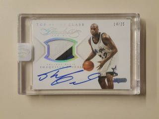 Ad 2014 - 15 Panini Flawless Jersey Patch Autograph Auto Shaquille O 